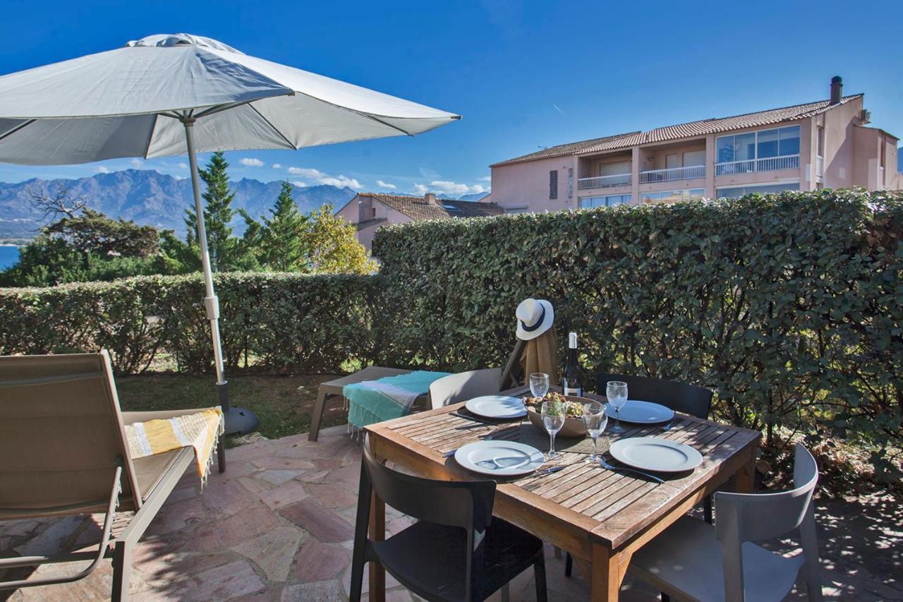 Mare Appart Avec Jardin Et Bbq Vue Mer Et Montagne Plage Et Port A 2 Pas カルヴィ エクステリア 写真