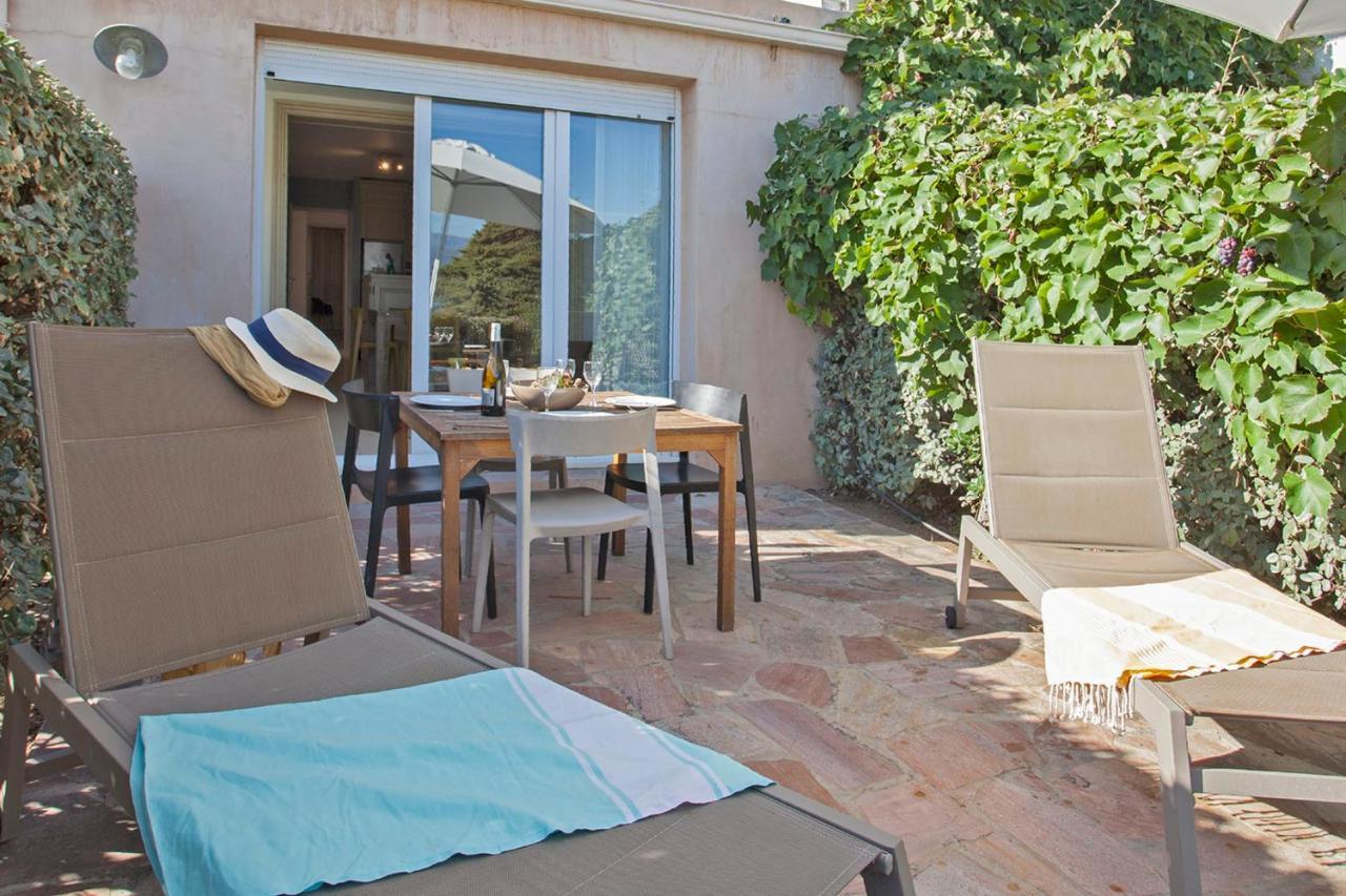 Mare Appart Avec Jardin Et Bbq Vue Mer Et Montagne Plage Et Port A 2 Pas カルヴィ エクステリア 写真